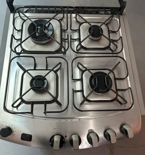 Fogão Brastemp inox embutir 4bocas