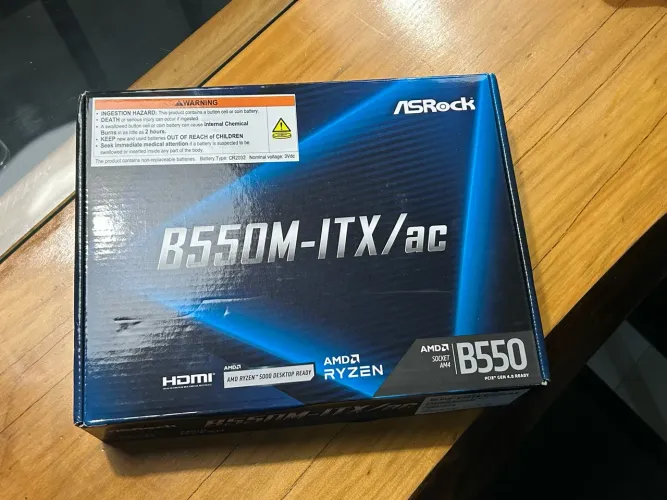 Placa Mãe ITX B550M Asrock