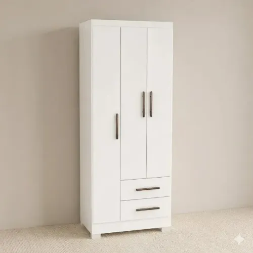 Guarda Roupa Isis Branco (Parcelamos em até 10X vezes sem juros)