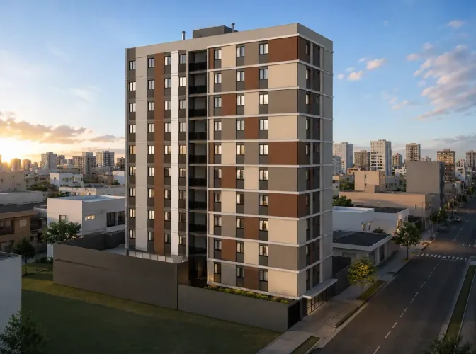 Lançamento Apartamento no Centro - Cascavel - PR - Suíte+Quarto