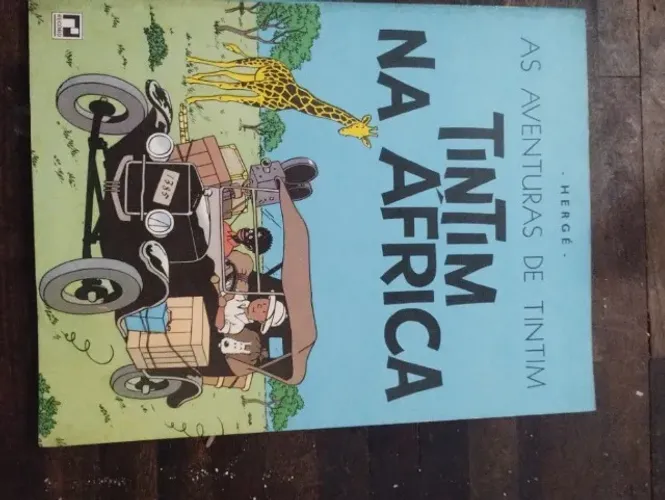 AS AVENTURAS DE TINTIM NA AFRICA,EDITORA RECORD ,1970, SEM RASGOS OU RABISCOS