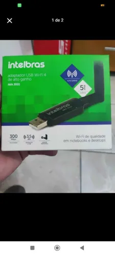 Antena modem wi-fi sem fio Intelbras 