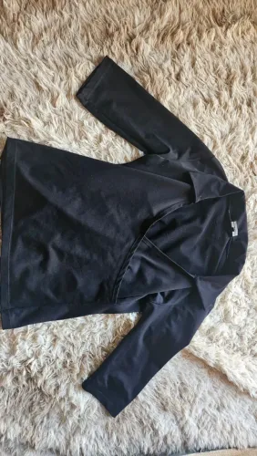 Blusa 3/4 decote preto