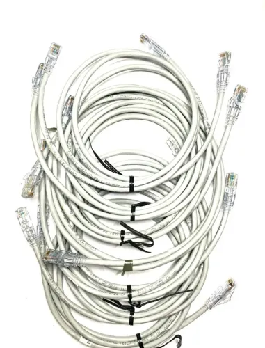 PATCH CORD CAT5E RJ/RJ 1,52MTS  XL CINZA - COMMSCOPE UNIPRISE (KIT 7PÇAS)
