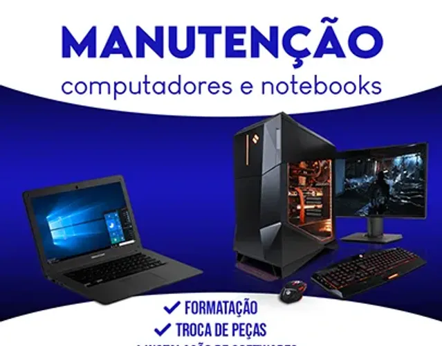 Manutenção de PC e Notebook | Formatação | SSD | Windows