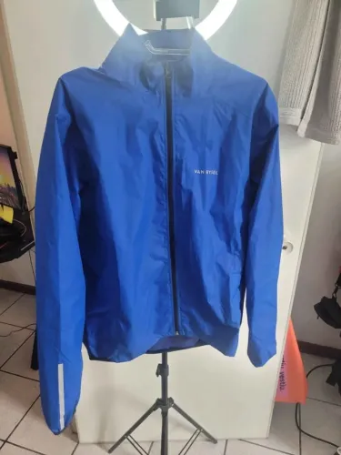 Jaqueta Ciclismo Chuva Masculina Van Rysel Azul
