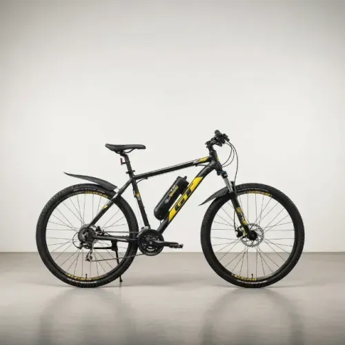 Bicicleta GTS M1 aro 29 + Kit Elétrico Two Dogs | Preto+Amarelo | Unissex