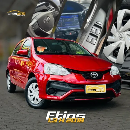 Toyota Etios X 1.3 Flex 16V 5P Mec. 2018
