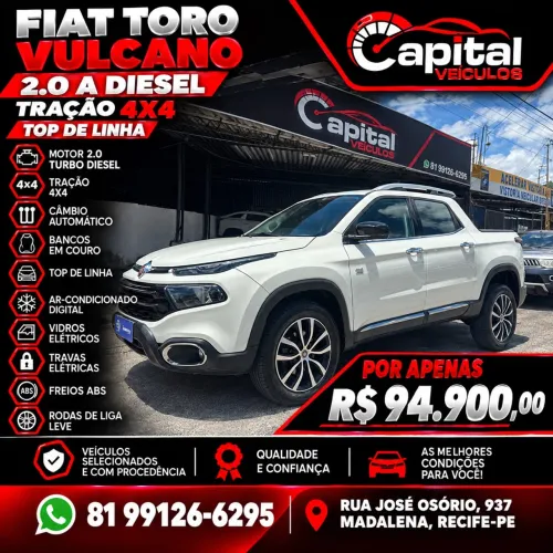 Fiat Toro Volcano 2.0 16V 4X4 TB Diesel Aut. 2021