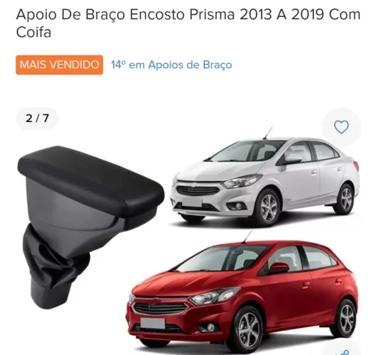 Encosto de Braço Onix / Prisma