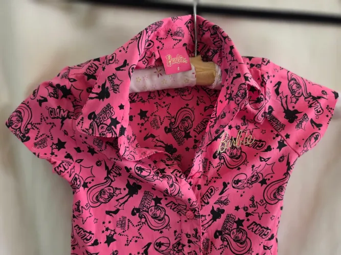 Vestido infantil Barbie 6 anos