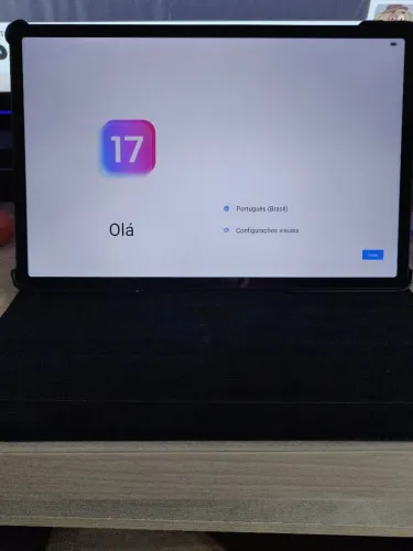 Tablet Lenovo 17 novo com capa!!