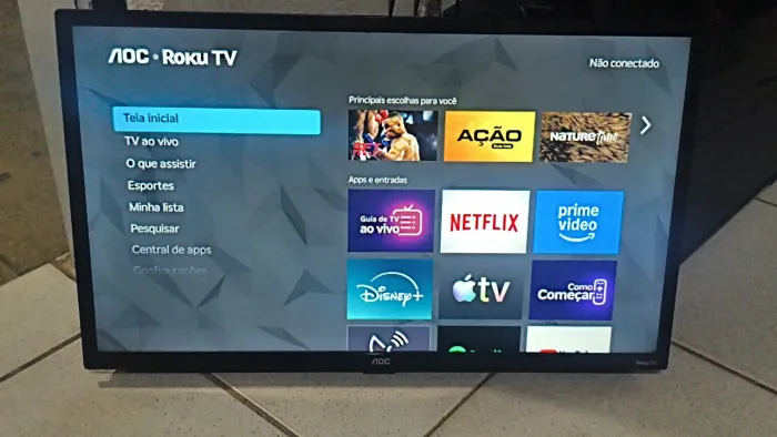 Tv Smart AOC ROKU Tv 32 Polegadas Top de Verdade!