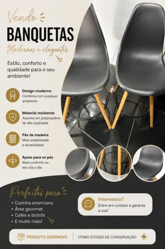Banquetas Eames Eiffel