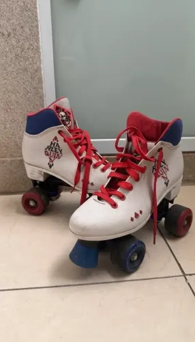Patins Quad Harley Quinn - Estilo Retrô