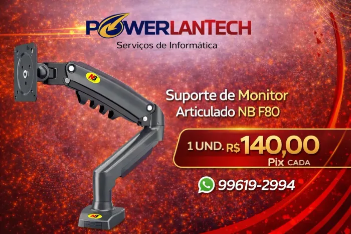 Suporte de Monitor Articulado NB F80 até 30'