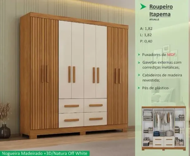 ROUPEIRO ITAPEMA 2126 8P 4G C/ PE