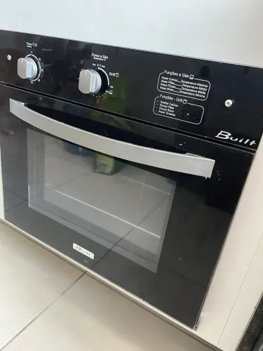 Forno de Embutir a Gás com Grill Elétrico