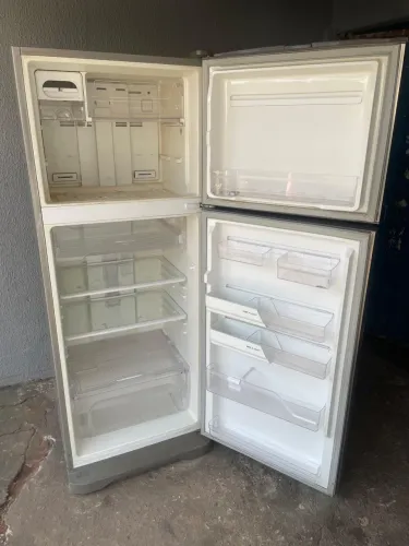 Geladeira inox duplex, frost free 433 litros, gelando tudo. ENTREGO