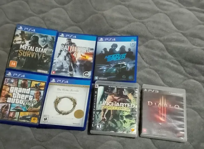 Jogos de Ps3 e Ps4