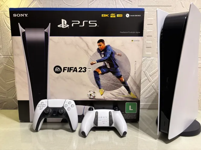 PlayStation 5 + controle personalizado