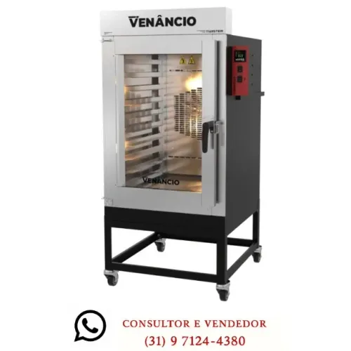 Forno Turbo 8 Esteiras Elétrico Venâncio 