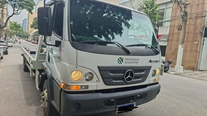 caminhão Accelo 1016 plataforma 7,5m com asa delta vendo ou troco por lança