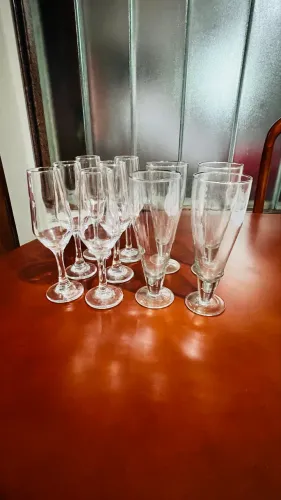 Kit de Taças com 10 peças - Leia Descrição
