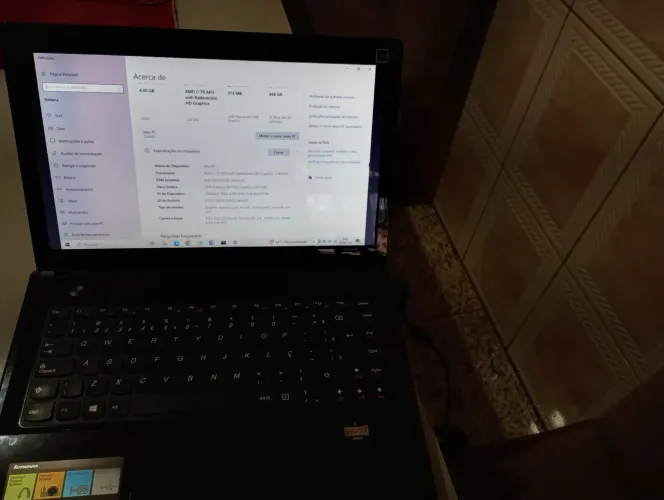 Notebook no estado