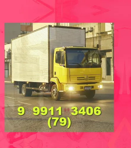 Frete imediato! Seu transporte rápido e seguro. Contate agora e agende!