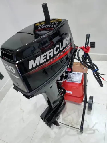 Motor Mercury 30HP Partida Elétrica Japonês Original Novo Ano 2026, Completo, Promoção