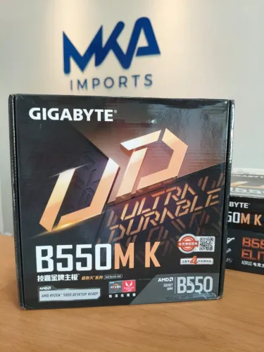 Placa Mãe Gamer Gigabyte Ultra Durable B550m-K Am4