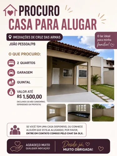 Alugo casa