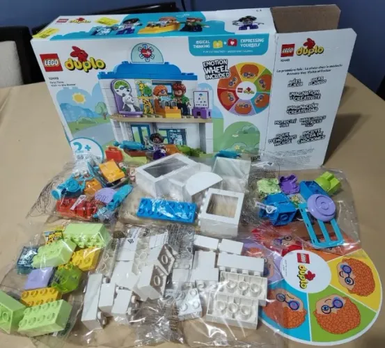 Lego Duplo Town Primeira Vez visitando o doutor num 10449 65 peças
