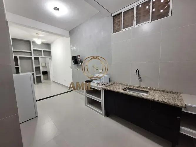 Aluga-se Flat Mobiliado, 22 m², 1 Quarto, 1 Banheiro, Ar-condicionado, Centro - São José d
