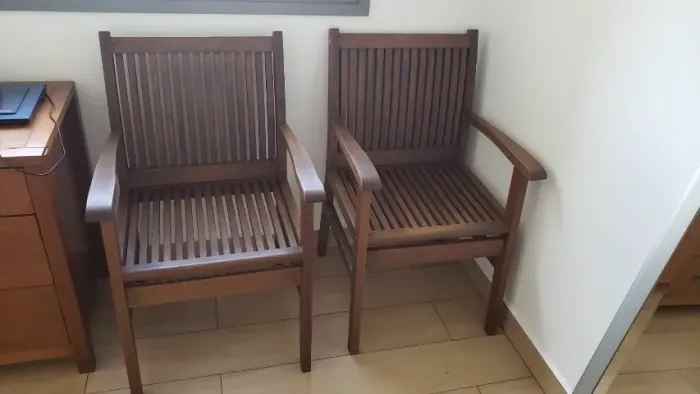 CADEIRAS COM BRAÇOS PONTAL | 2 UNIDADES | SÓ PARA RETIRADA EM MOEMA