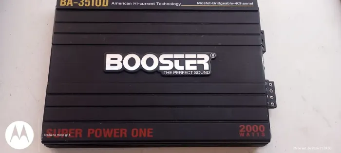 Vendo amplificador de potencia BOOSTER 2000 W