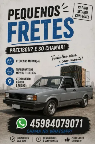 Fretes pequenos 