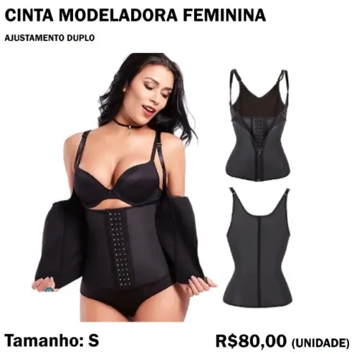 Cinta Modeladora Feminina - Tamanho S (PP)