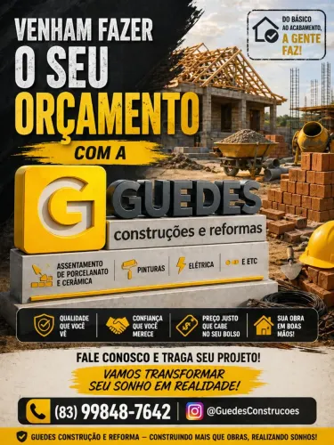 Pedreiro Guedes do alicerce ao acabamento