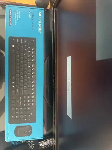 Kit teclado e mouse sem fio