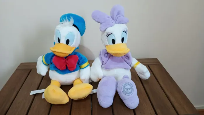 Donald e Margarida de pelúcia original Disney 