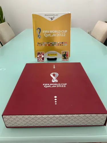 Album da Copa - Coleção Completa 2022 Quatar - Capa Dura Dourado