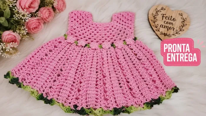 Vestido de croche e outras pecas