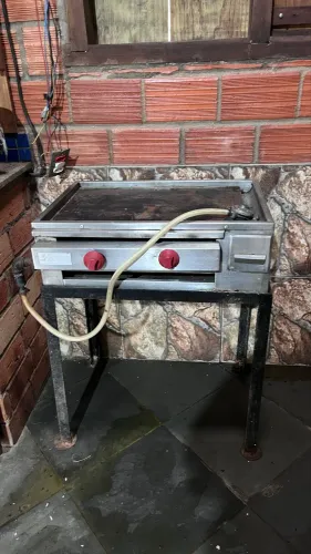 Chapa de Lanche a Gás Profissional - Estado Bom