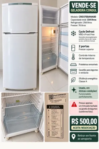 Geladeira Consul 