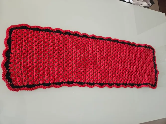 Peças de crochê