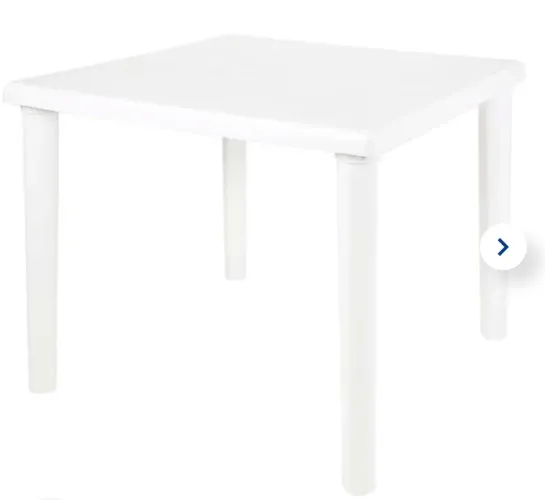 Mesa Plástica Quadrada 84cm Desmontável