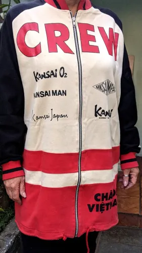 kansai yamamoto - blusão jaqueta casaco - raridade