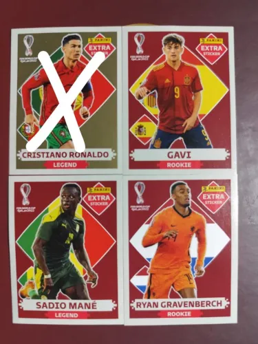 Figurinha Panini Extra Sticker Copa do Mundo Qatar 2022